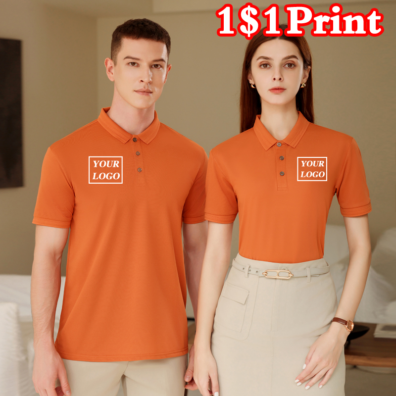 Embroidery Men Shirt - Sports quick drying polo shirt custom