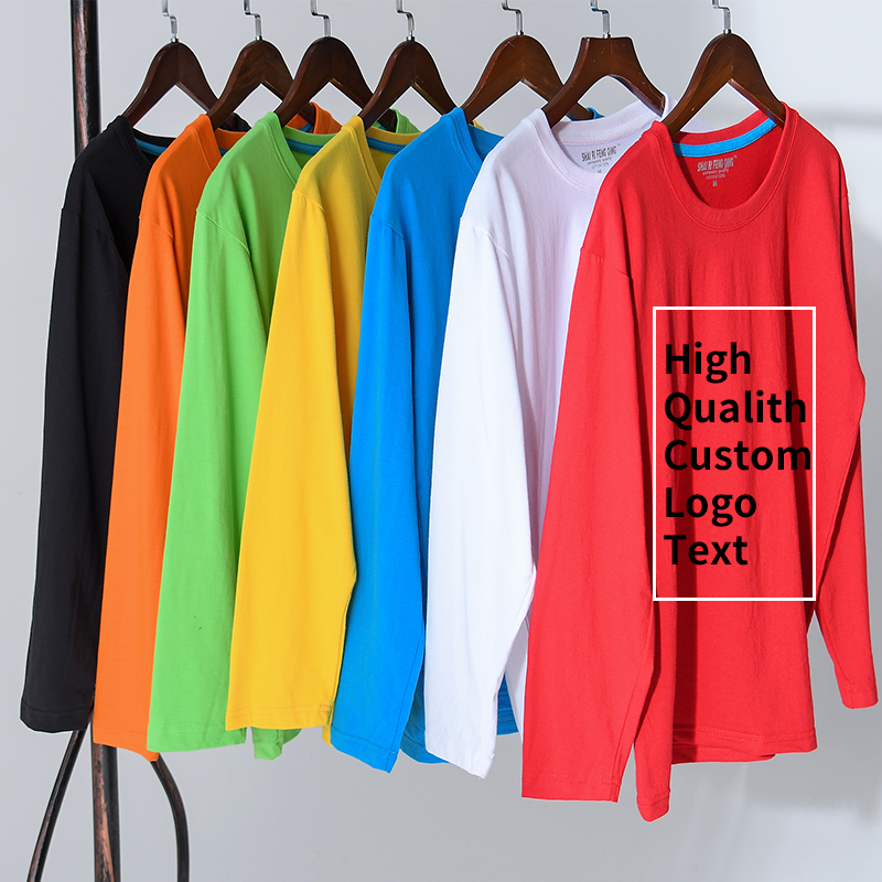 Embroidery Men Shirt - 100%Cotton Men's Crew Neck T-shirt Custom