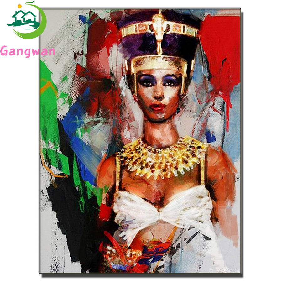Embroidery In Egypt - Ancient Egypt queen Full drill mosiac