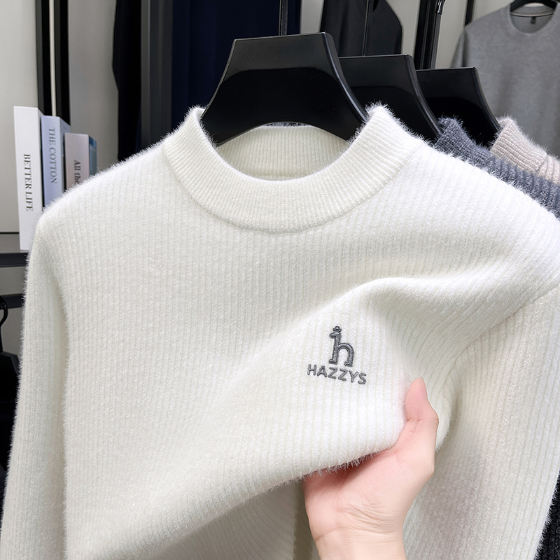 Embroidery Men Shirt - High End Quality Men's Mink Fur