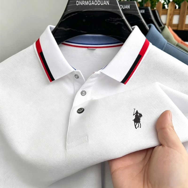 Embroidery Moisturizer - Luxury Brand Classic Men Polo Shirt
