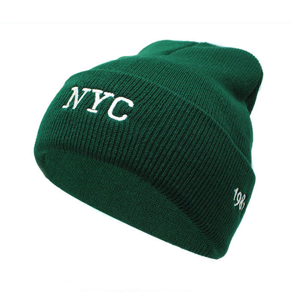 Embroidery Nyc - Beanie NYC Embroidery Skullies Man's Cap