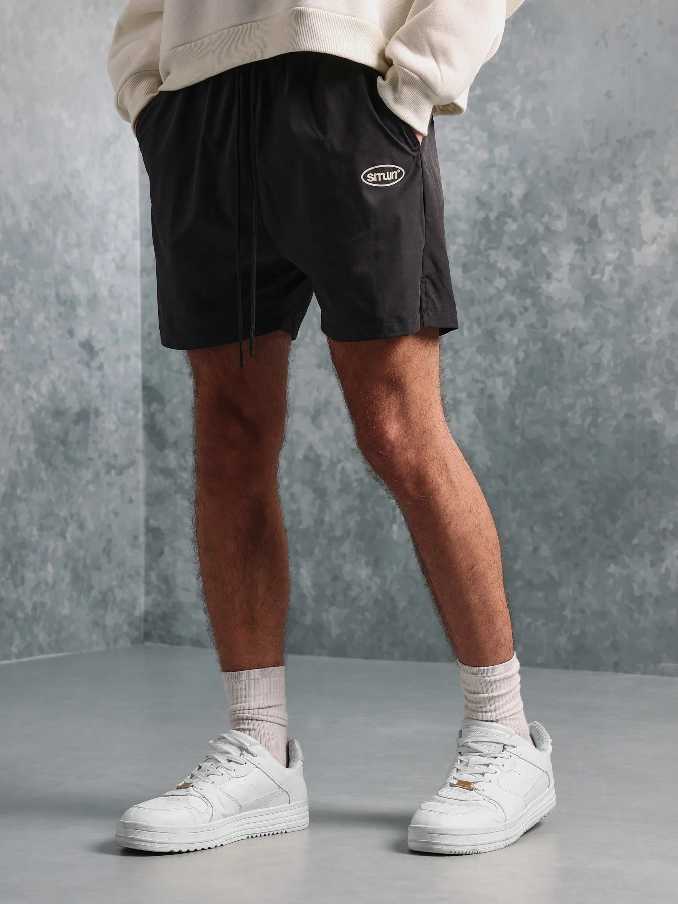 Embroidery Moisturizer - Nylon Athletic Training Shorts Moisture Wicking