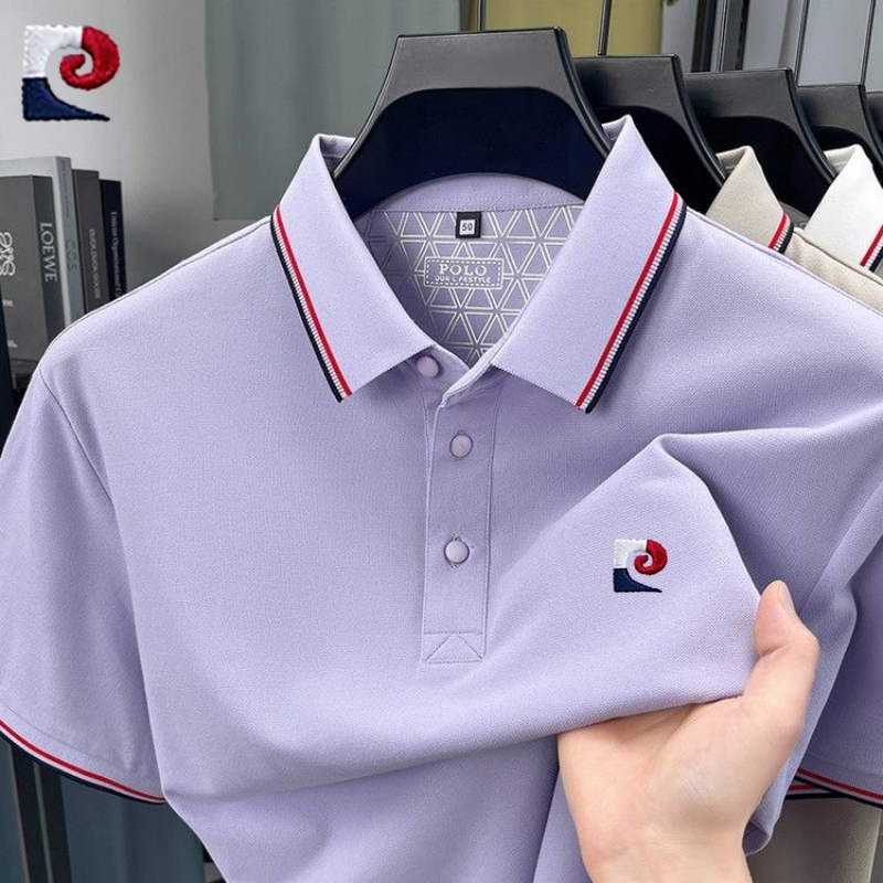 Embroidery Moisturizer - New summer high-quality polo shirt for