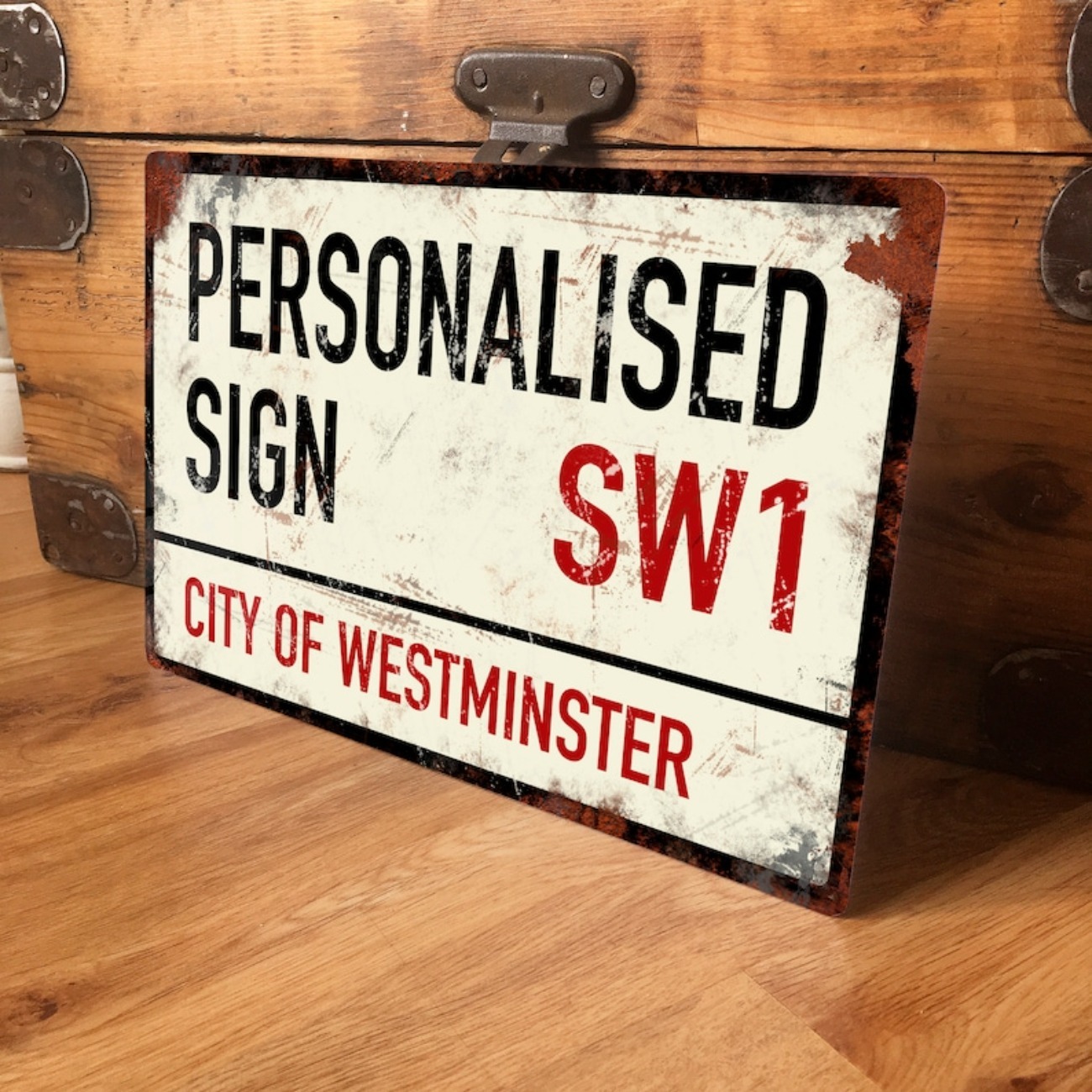Embroidery Water - Custom Personalised Street Road Metal Sign