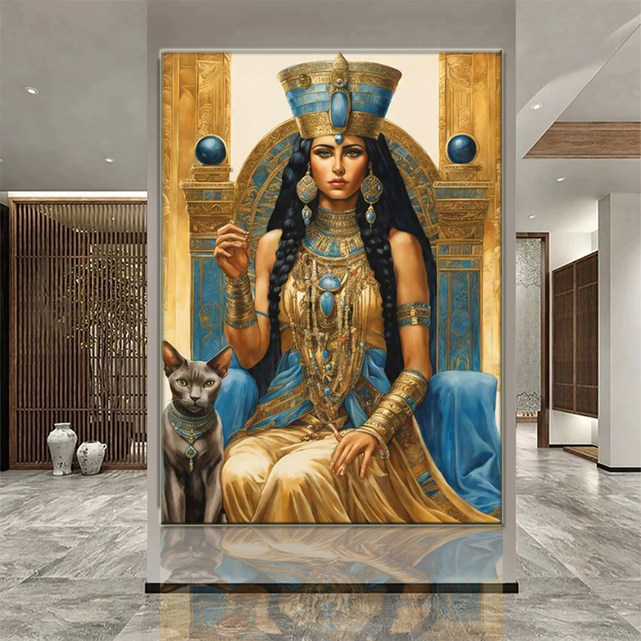 Embroidery In Egypt - Cleopatra DIY Diamond Painting Egypt Woman