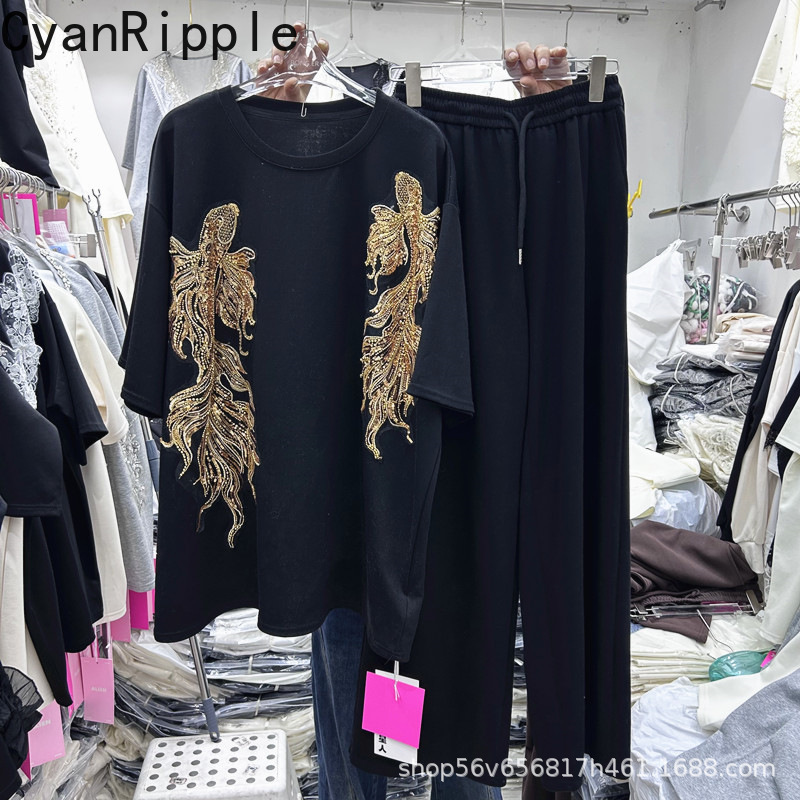 Embroidery Class - New Spring Summer Women Two-piece Set