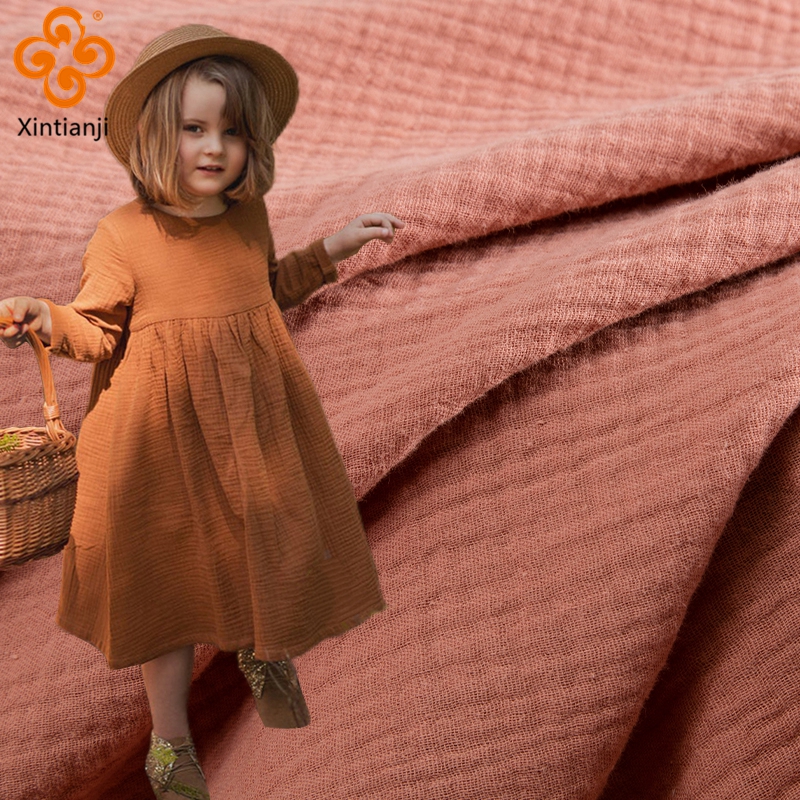 Linen Fabric Natural - Double Layer Gauze Fabric 100% Cotton