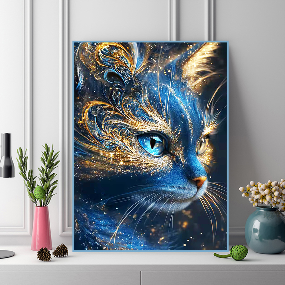 1PC frameless   DIY Diamond Pa - Embroidery Cat ulasan dan harga