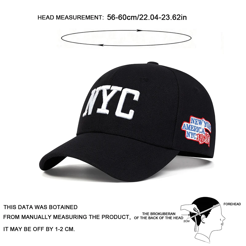 Unisex NYC Embroidery Baseball - Embroidery Nyc ulasan dan harga
