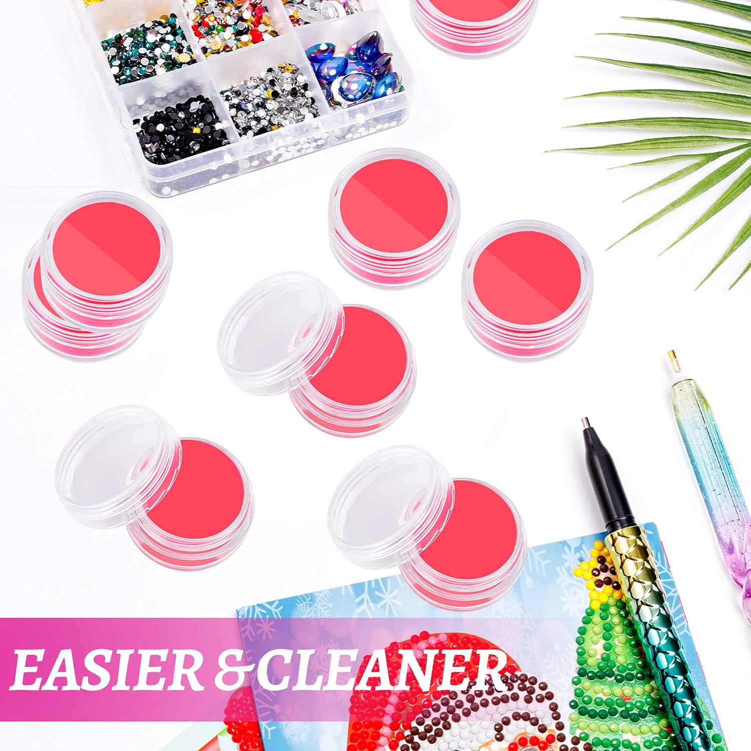 20PCS Diamond Art Wax Refills  - Embroidery Red ulasan dan harga