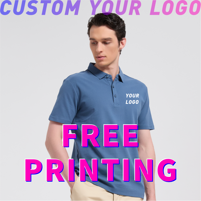 NEW Custom polo shirt free pri - Embroidery Men Shirt ulasan dan harga