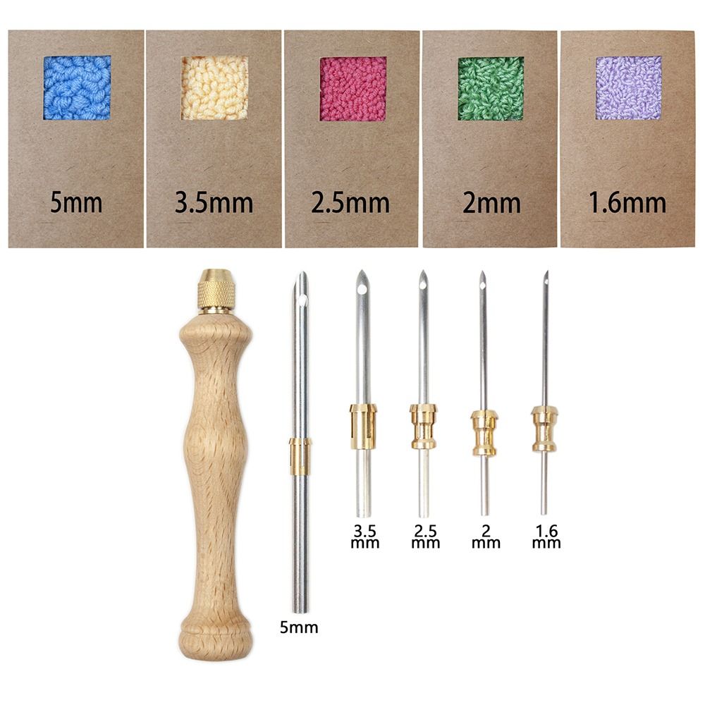 Wooden Handle Embroidery Stitc - Embroidery Paper ulasan dan harga