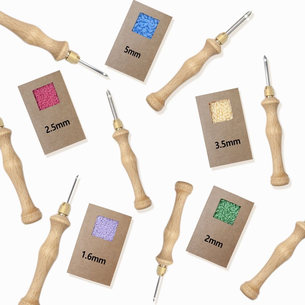 Wooden Handle Embroidery Stitc - Embroidery Paper ulasan dan harga
