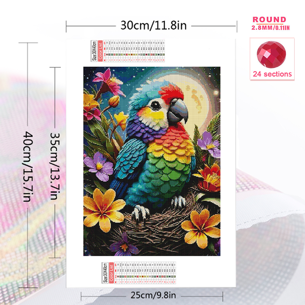 1PC frameless  DIY Diamond Pai - Embroidery Artwork ulasan dan harga