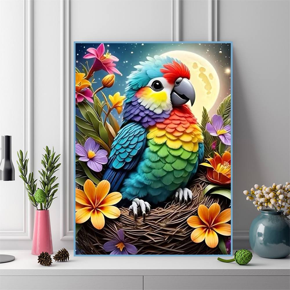 1PC frameless  DIY Diamond Pai - Embroidery Artwork ulasan dan harga