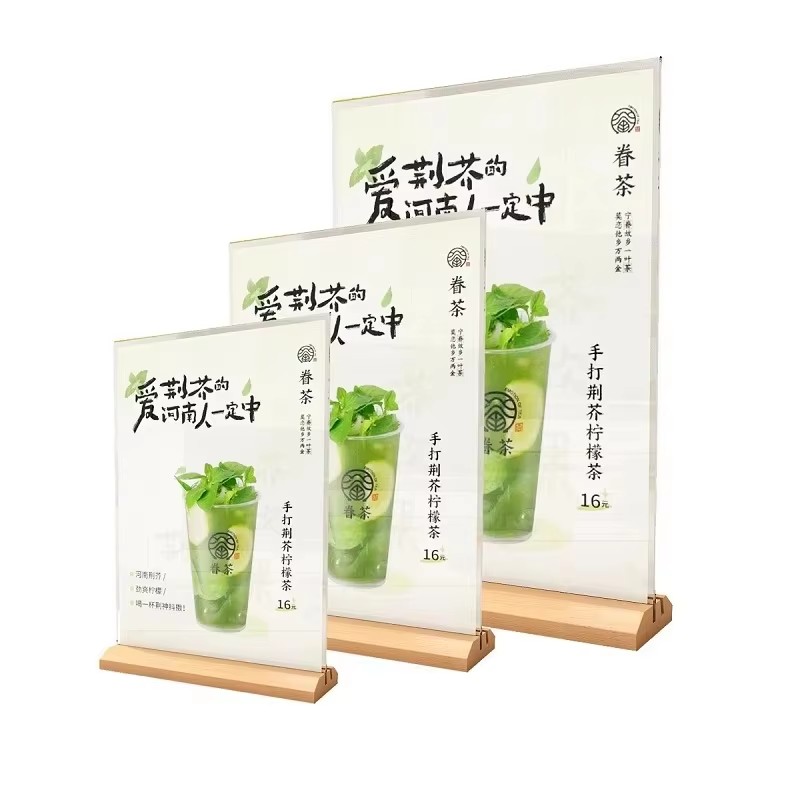 1pcs Clear Acrylic Menu Displa - Embroidery Studio ulasan dan harga