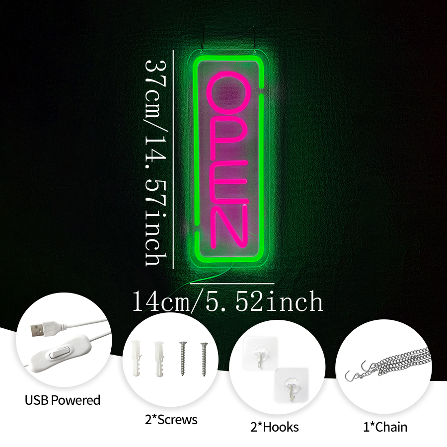 Open Led Neon Sign, With Switc - Embroidery Studio ulasan dan harga
