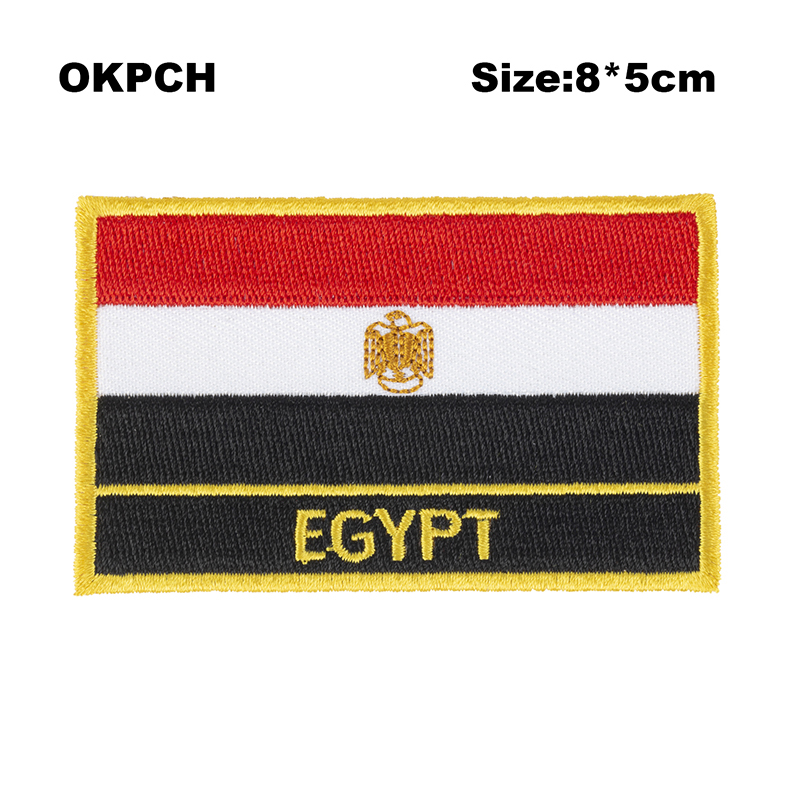 Egypt Flag Embroidery Patches  - Embroidery In Egypt ulasan dan harga