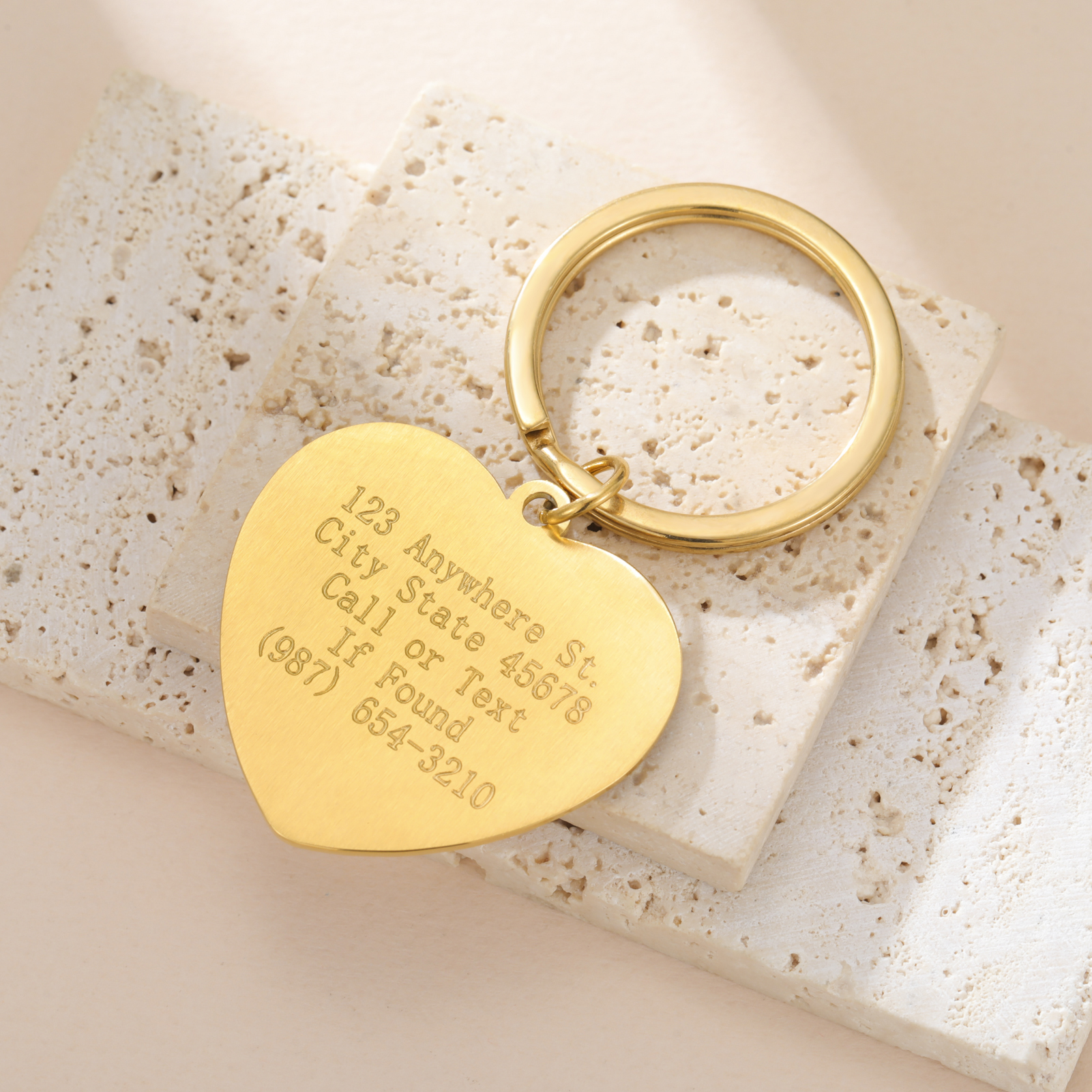 COOLTIME Heart Custom Engraved - Embroidery Alphabet ulasan dan harga
