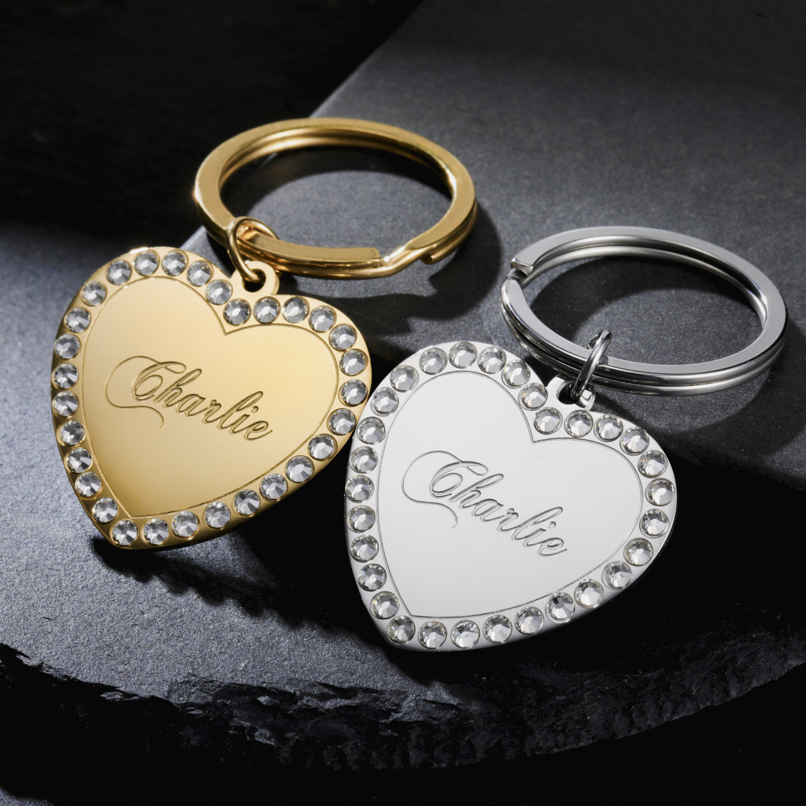 COOLTIME Heart Custom Engraved - Embroidery Alphabet ulasan dan harga