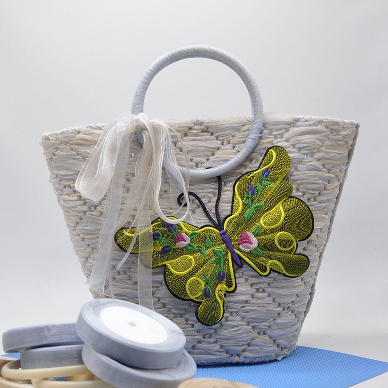 Embroidery Bucket Bag Auxiliar - Embroidery Paper ulasan dan harga