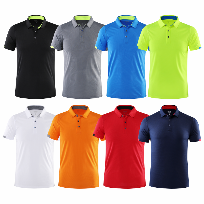 Quick Dry Sports POLO Shirt Fi - Embroidery Men Shirt ulasan dan harga