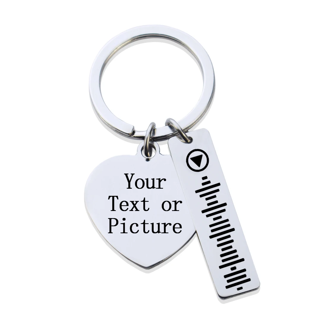 Custom Music Code Keychain Per - Embroidery Alphabet ulasan dan harga