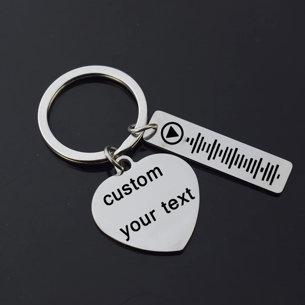 Custom Music Code Keychain Per - Embroidery Alphabet ulasan dan harga