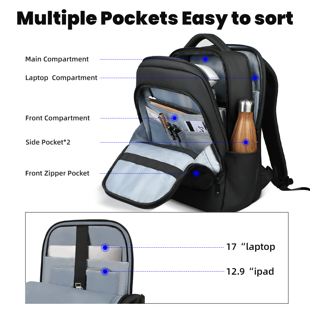 HK New Design Travel Backpack  - Embroidery Class ulasan dan harga