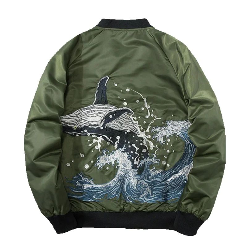 Sukajan Embroidered Bomber Jac - Embroidery University ulasan dan harga