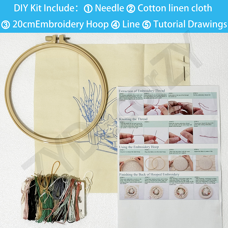 Skill Hand Sewing Cross Stitch - Embroidery Meaning ulasan dan harga