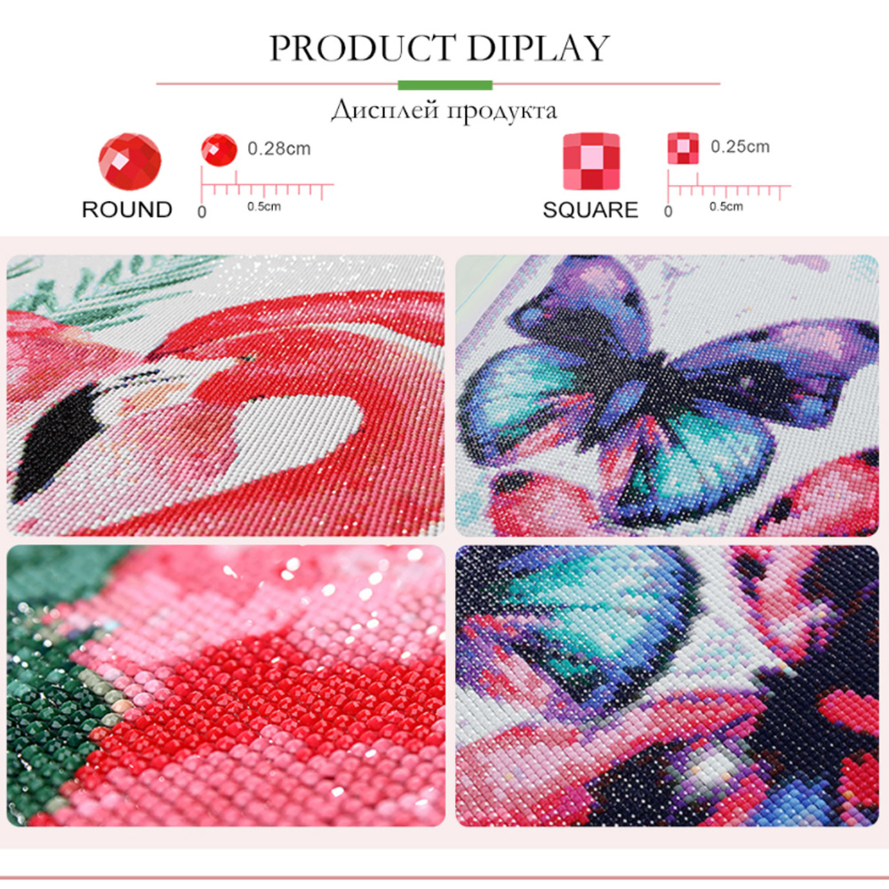 5D DIY Seaside Landscape Diamo - Embroidery Artwork ulasan dan harga