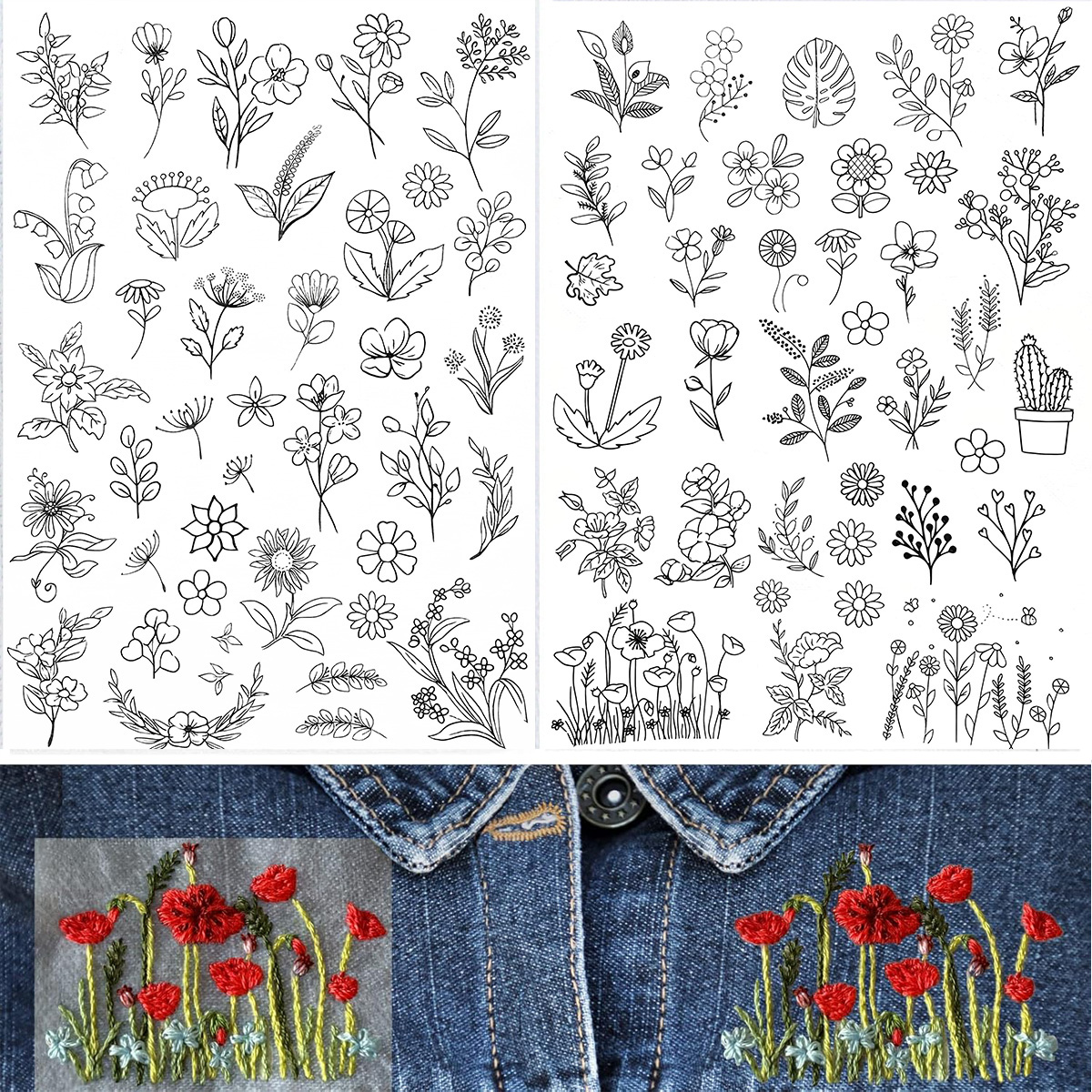 72Pcs Water Soluble Stabilizer - Embroidery Meaning ulasan dan harga
