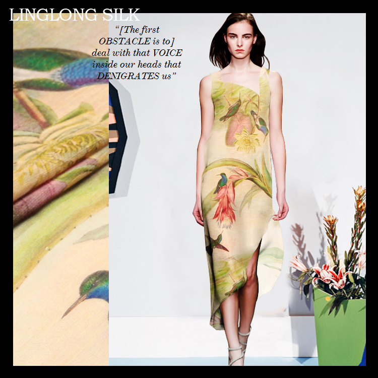 Printed Silk Linen Fabric 14 m - Linen Fabric Natural ulasan dan harga