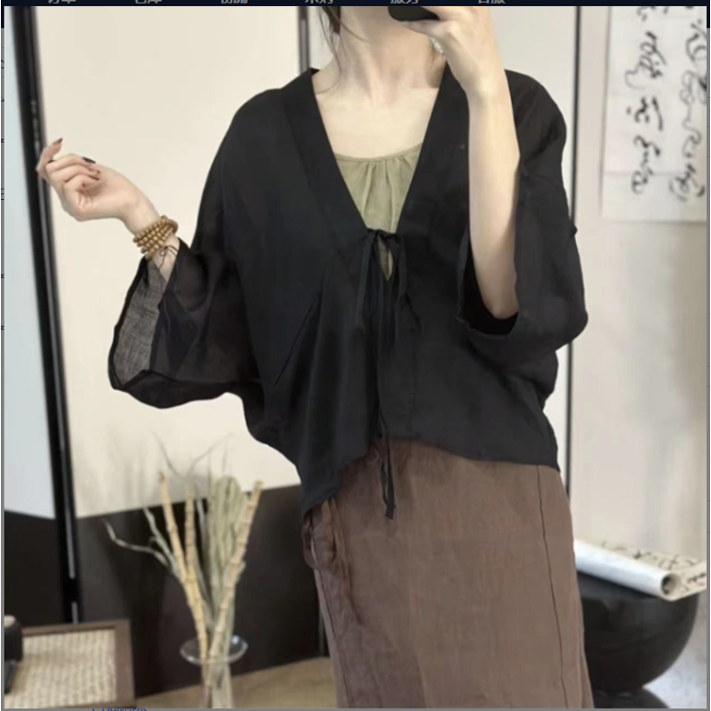 2025 summer high-end advanced  - Linen Fabric Natural ulasan dan harga