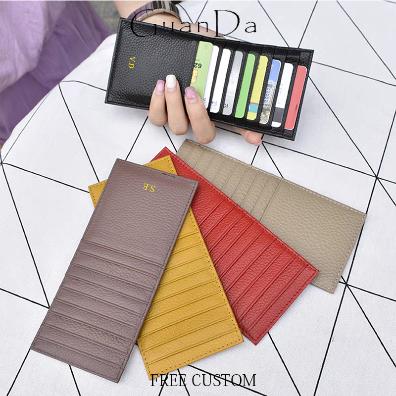 Custom Name Slim Long Card Hol - Embroidery Alphabet ulasan dan harga