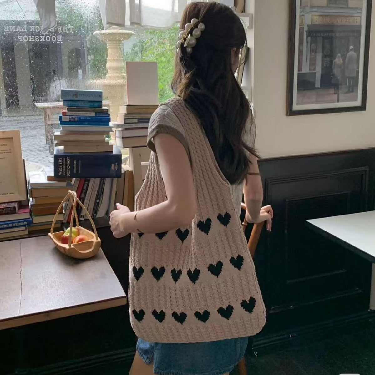Shoulder Bag Large Women'S Eco - Embroidery University ulasan dan harga