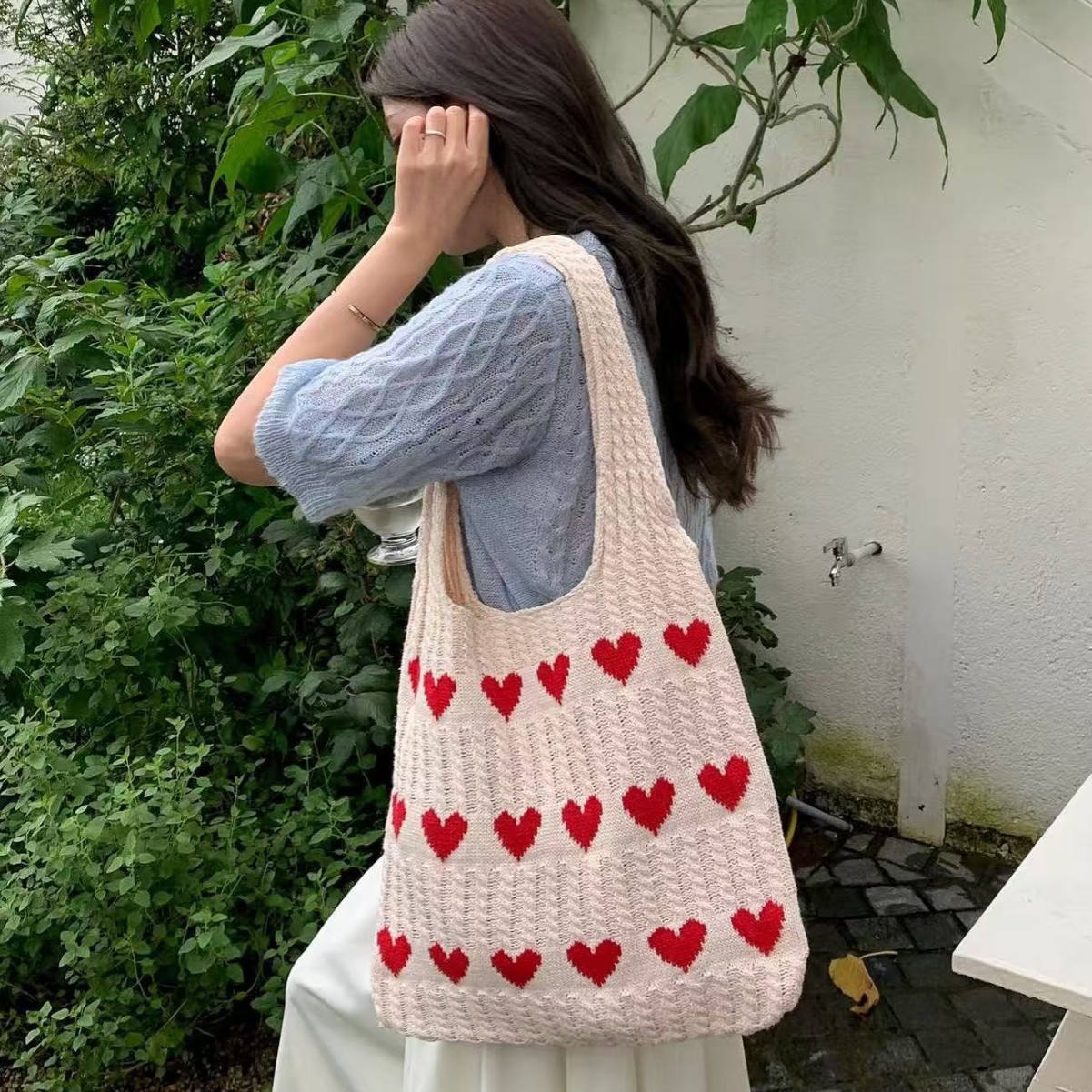 Shoulder Bag Large Women'S Eco - Embroidery University ulasan dan harga