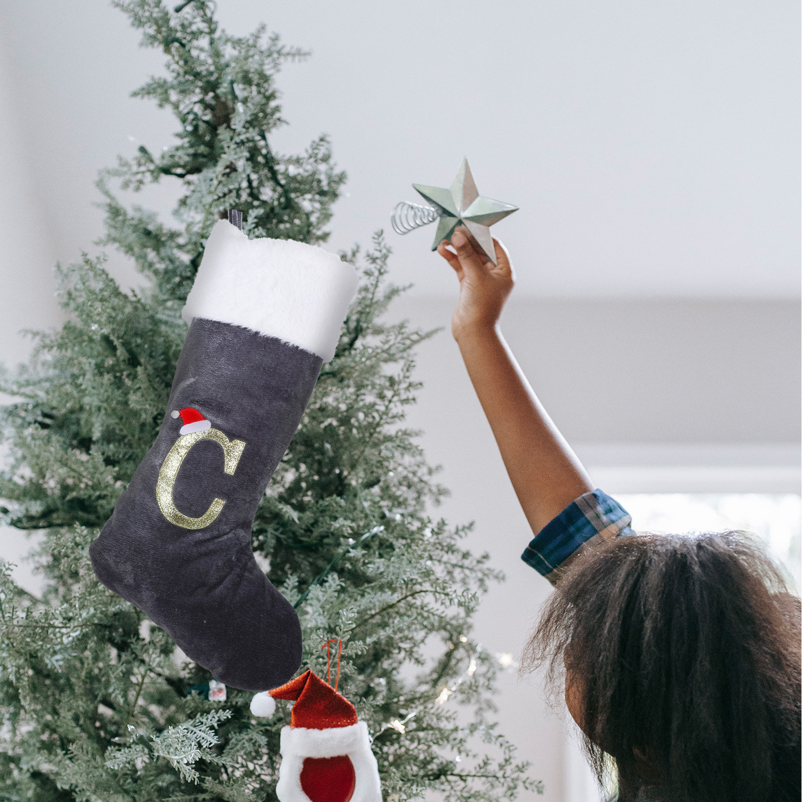 Sturdy Reusable Christmas Stoc - Embroidery Xmas Designs ulasan dan harga