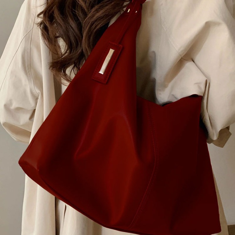 Vintage Large Capacity Tote Ba - Embroidery Class ulasan dan harga