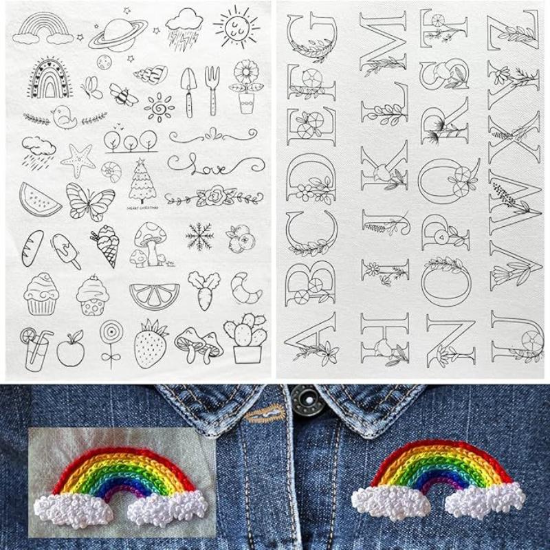 2 Sheets Water Soluble Non-Wov - Embroidery Paper ulasan dan harga