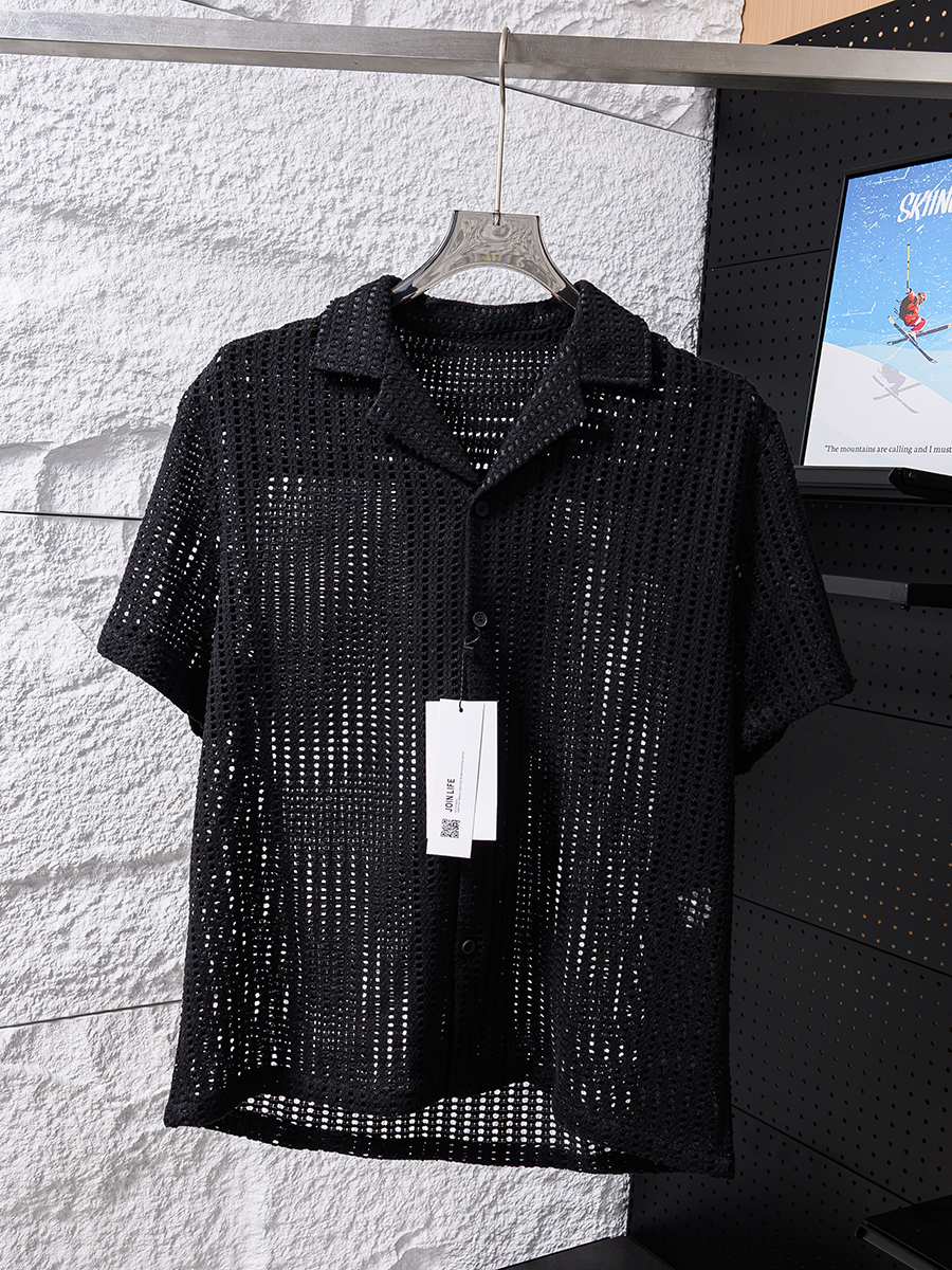 Men's Loose Casual Summer Shir - Embroidery Moisturizer ulasan dan harga