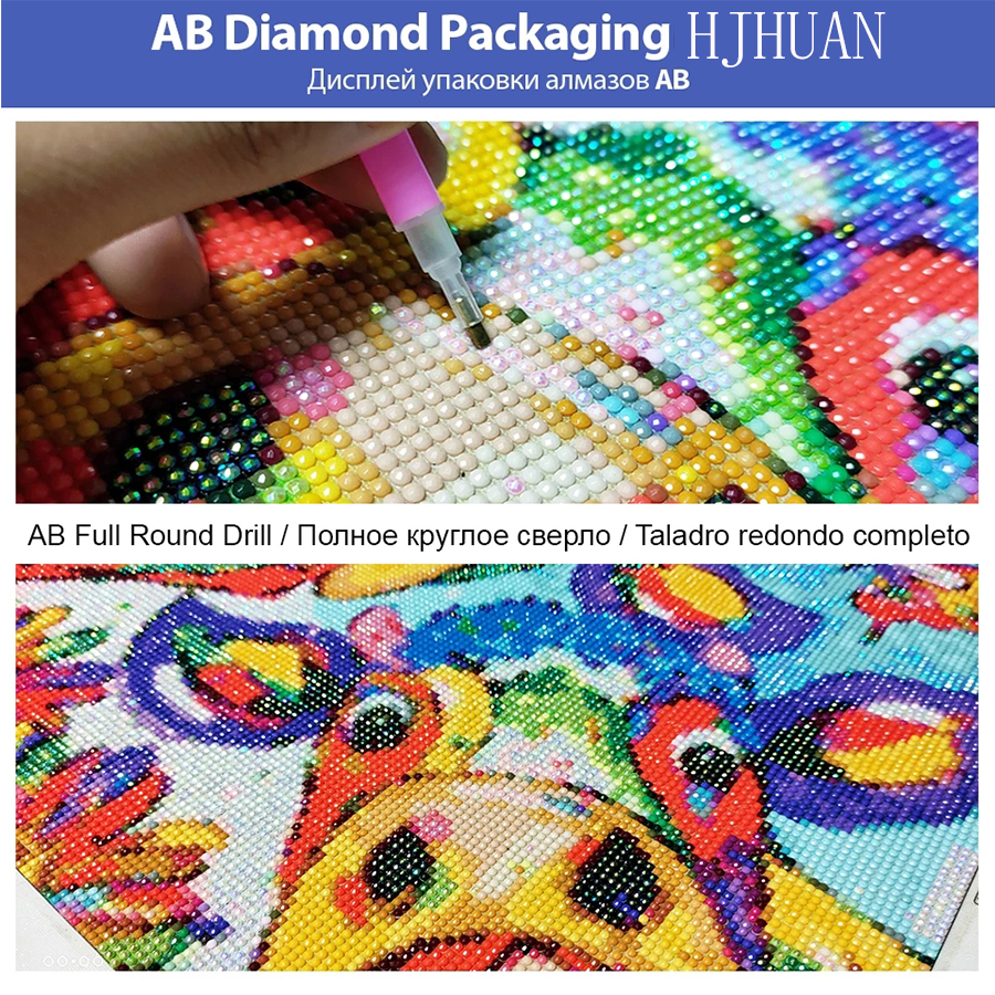 5D Diy Diamond Painting Zhuoqi - Embroidery Studio ulasan dan harga