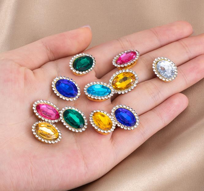 30pcs 14x18mm Colored Acrylic  - Embroidery Artwork ulasan dan harga