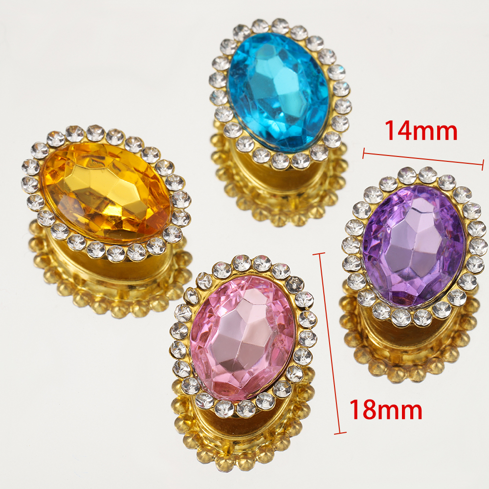 30pcs 14x18mm Colored Acrylic  - Embroidery Artwork ulasan dan harga