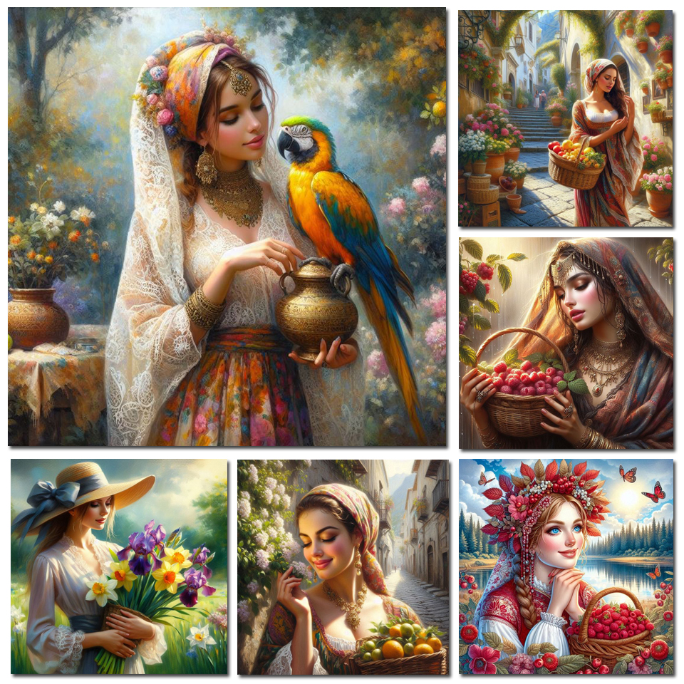 1pc frameless Diamond Painting - Embroidery Artwork ulasan dan harga