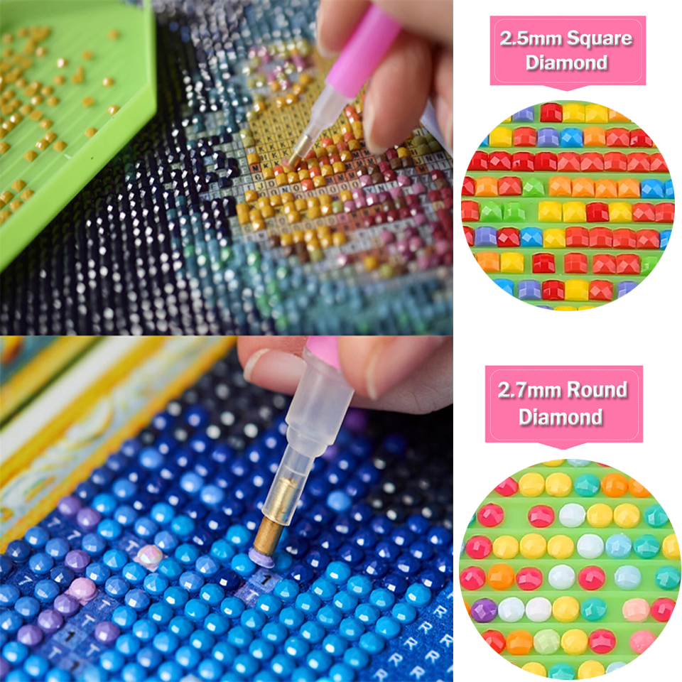 1pc frameless Diamond Painting - Embroidery Artwork ulasan dan harga