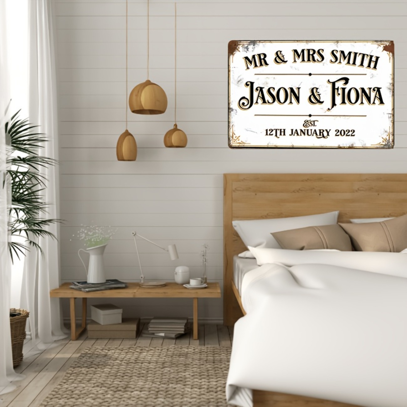 Personalized Aluminum Welcome  - Embroidery Water ulasan dan harga