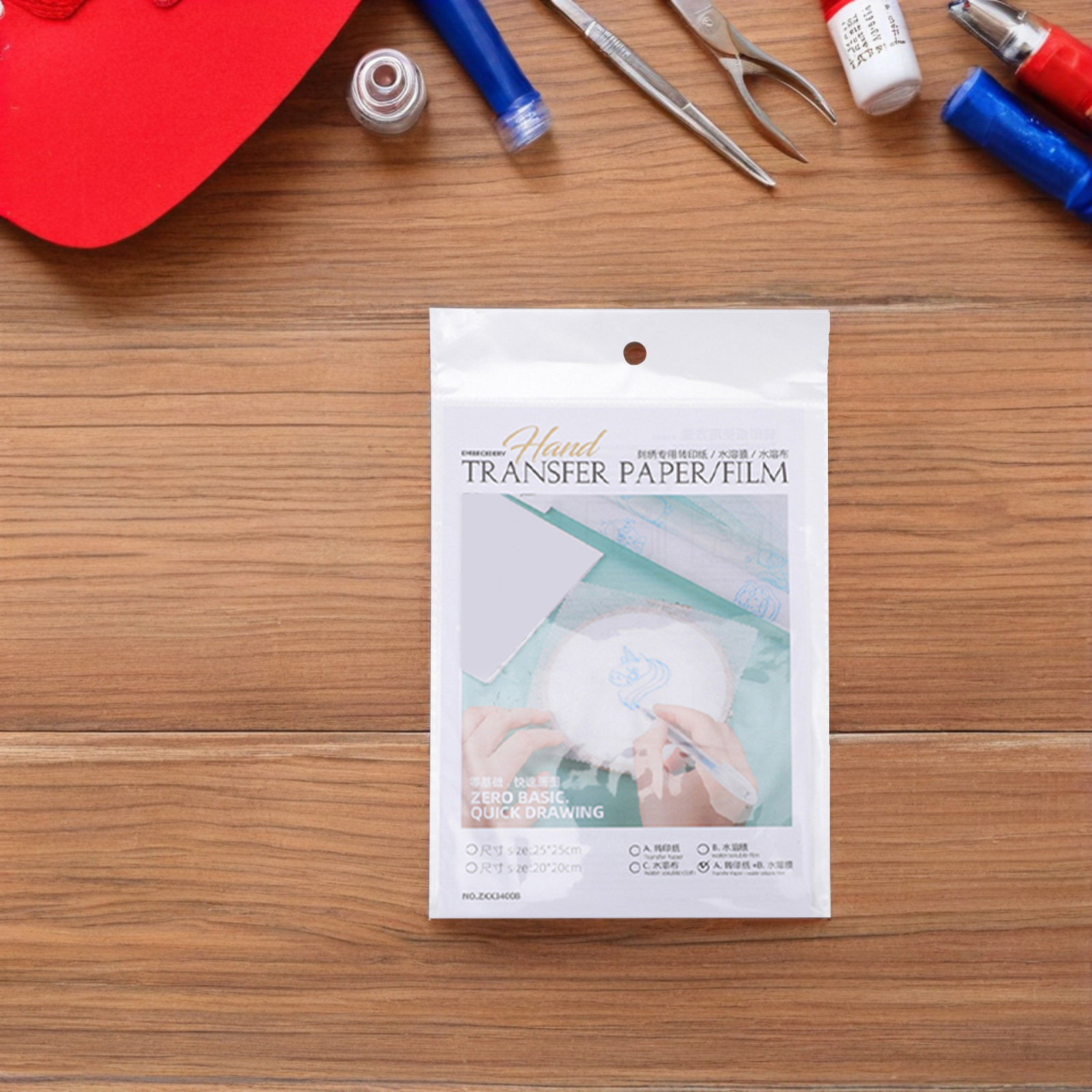 20Pcs Embroidery Transfer Pape - Embroidery Paper ulasan dan harga